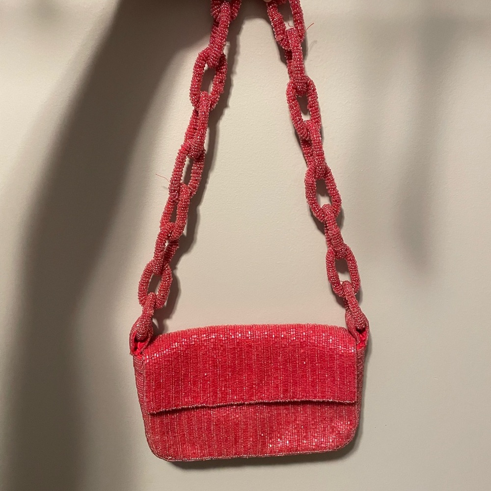Anthropologie pink bag